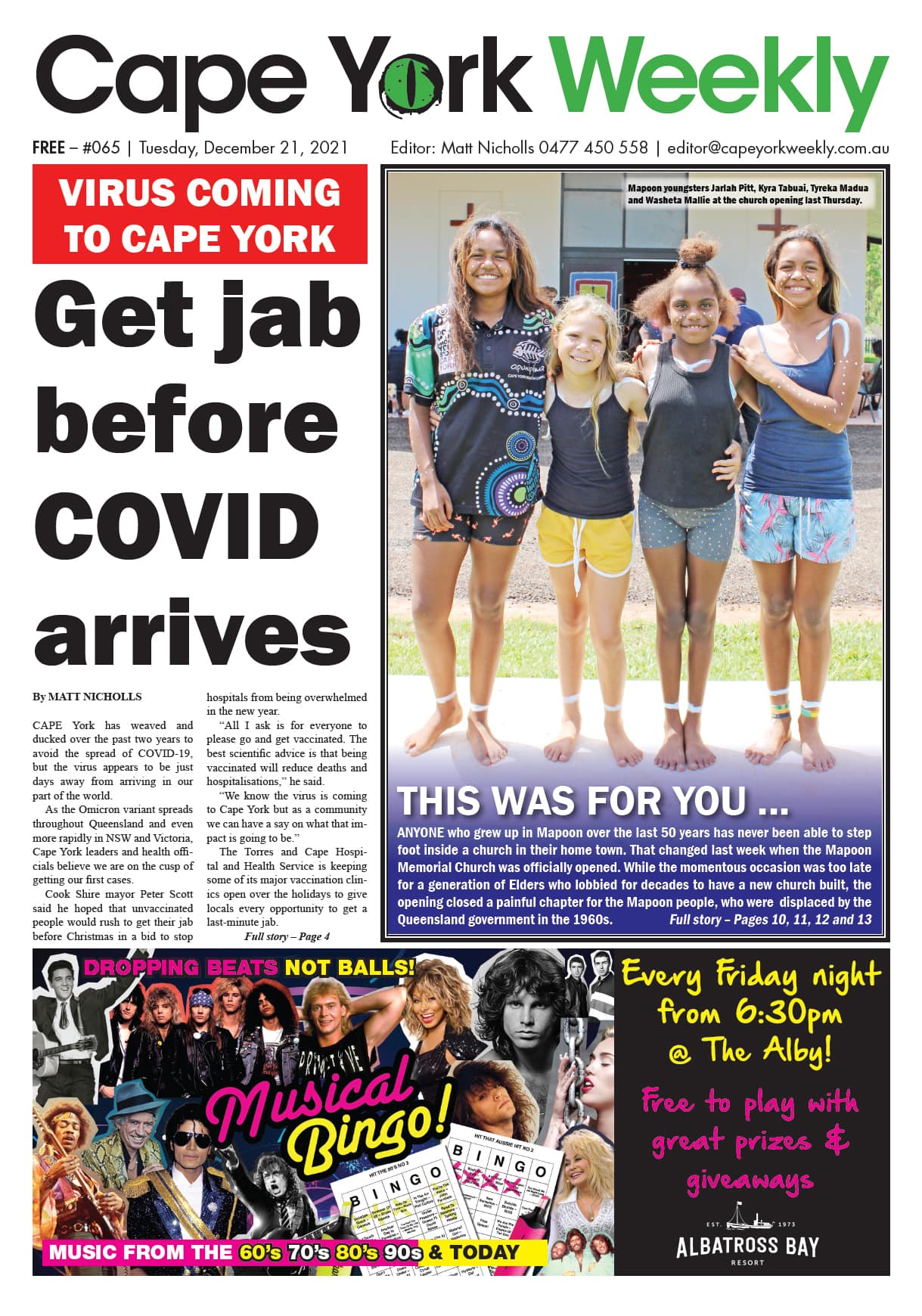 Cape York Weekly 21 December 2021