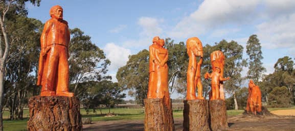 Father Woods statues