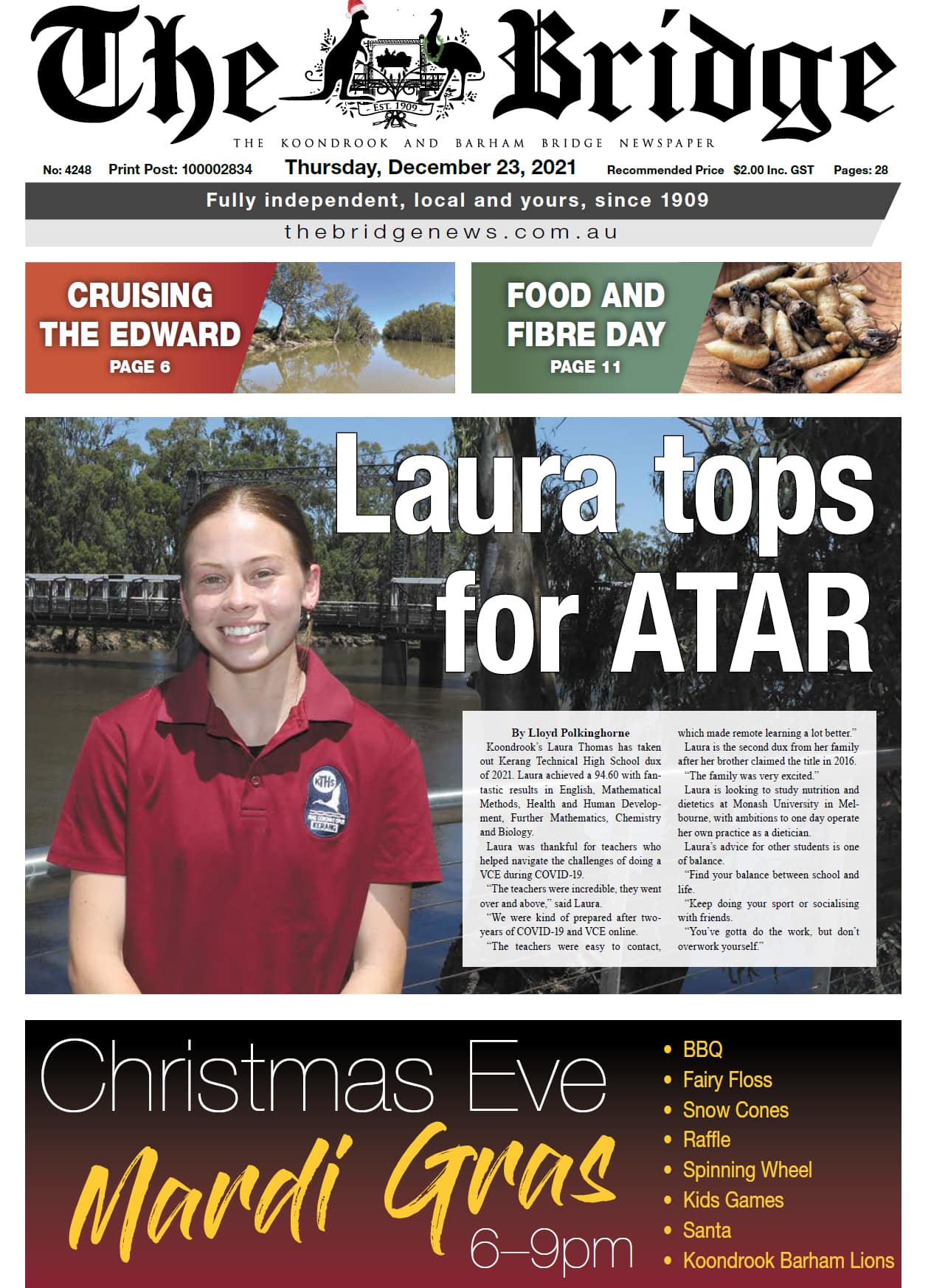 The Koondrook and Barham Bridge Newspaper 23 December 2021