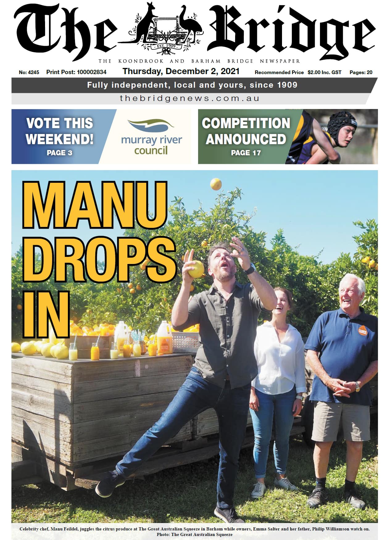The Koondrook and Barham Bridge Newspaper 2 December 2021