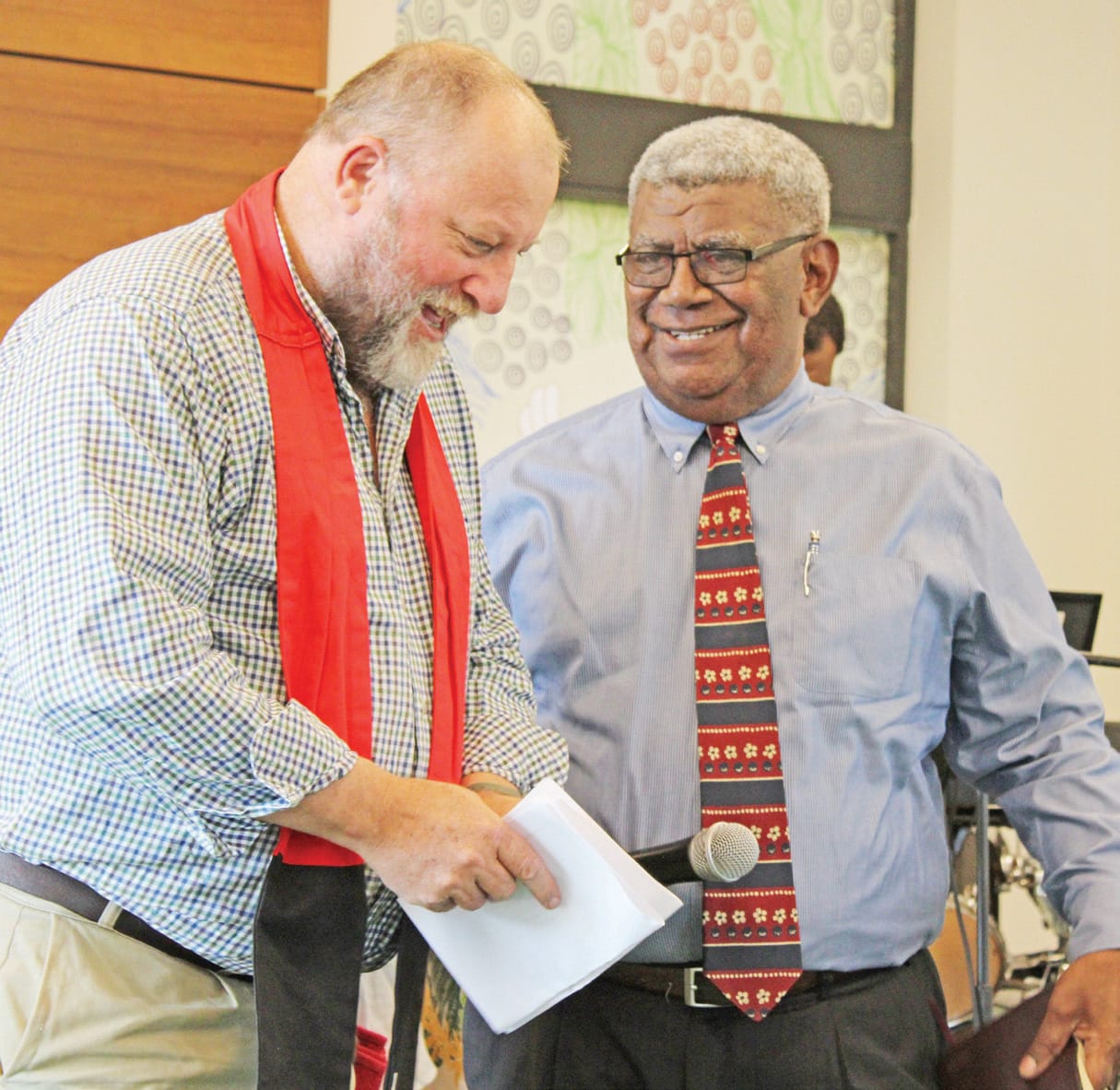 Rev Mischewski and PastorRatucoka