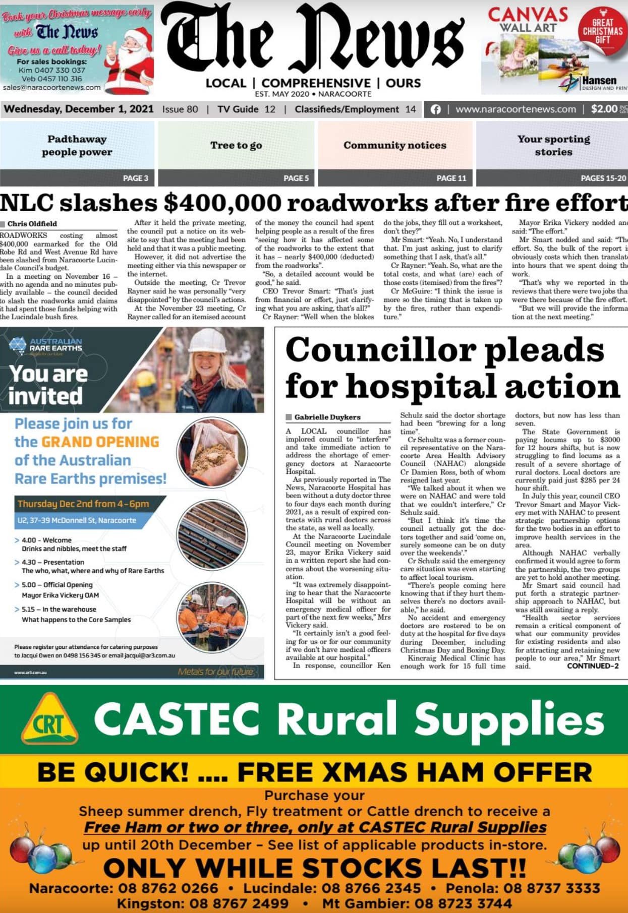 Naracoorte Community News 1 December 2021
