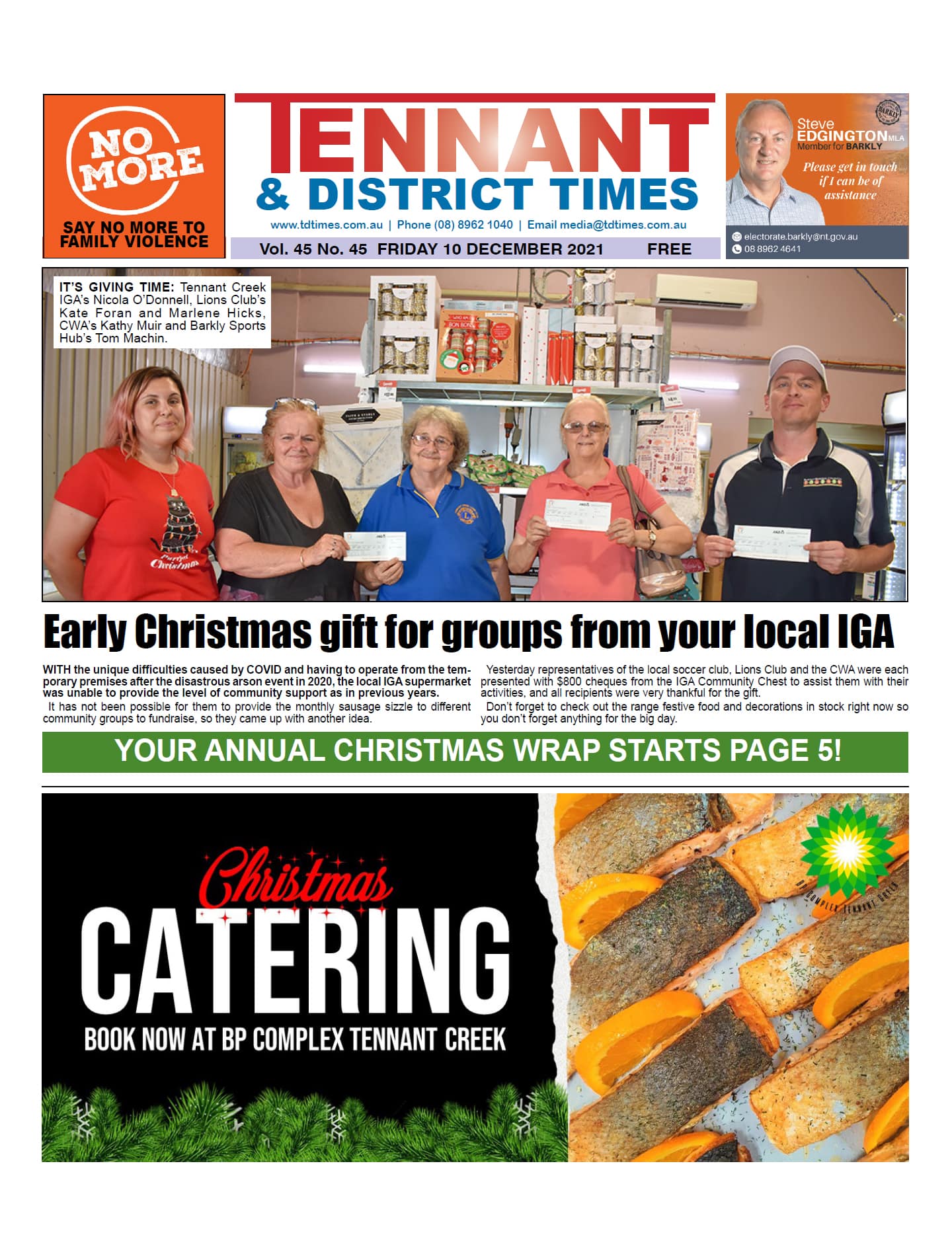 Tennant & District Times 10 December 2021