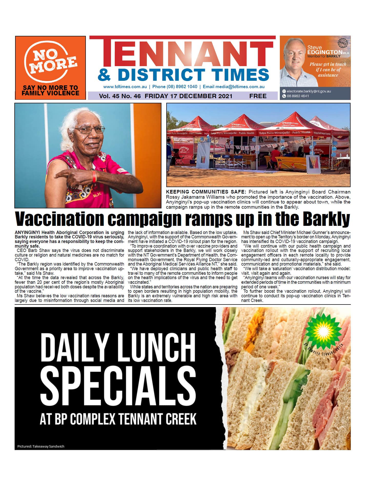 Tennant & District Times