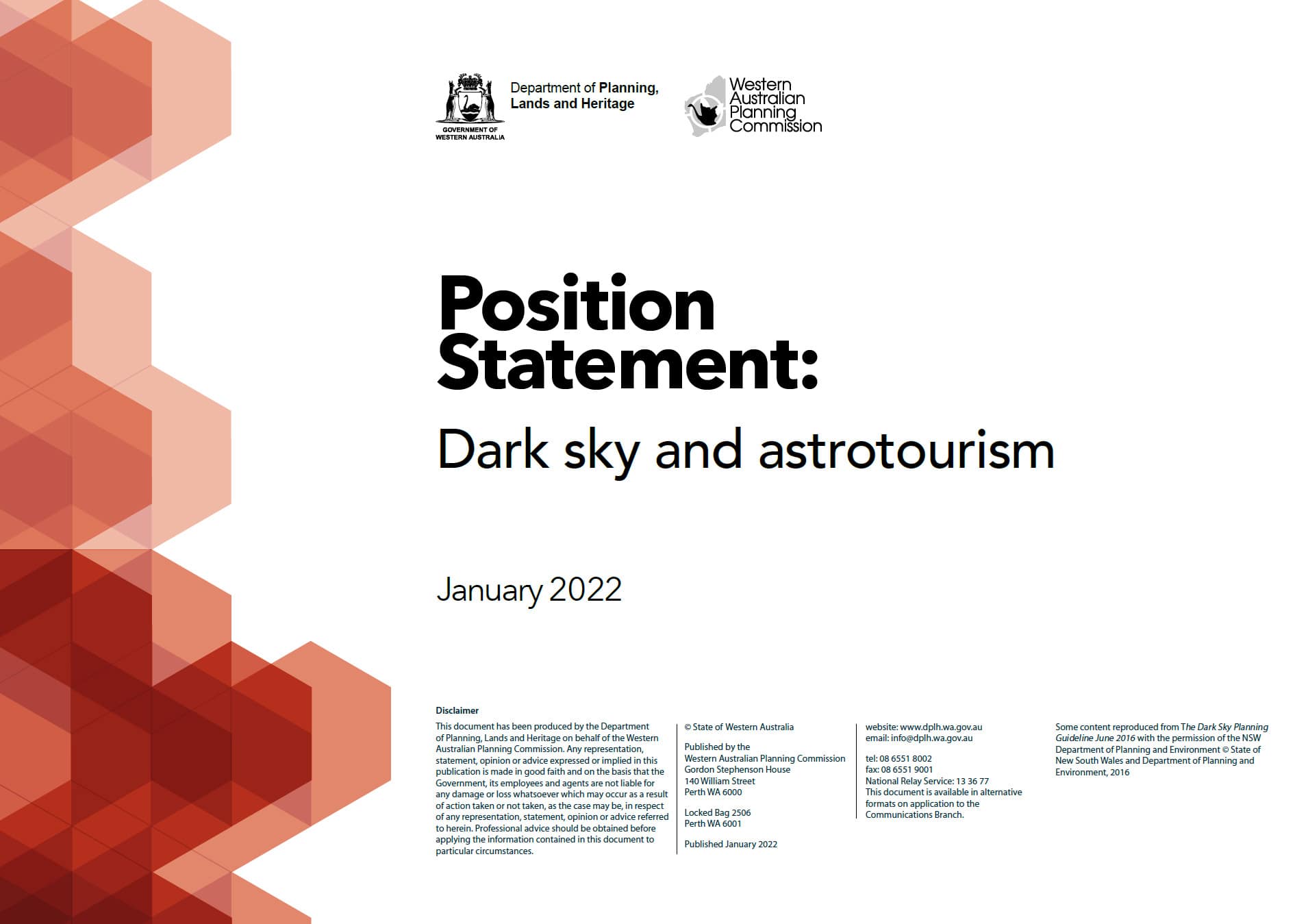 Dark sky and astrotourism