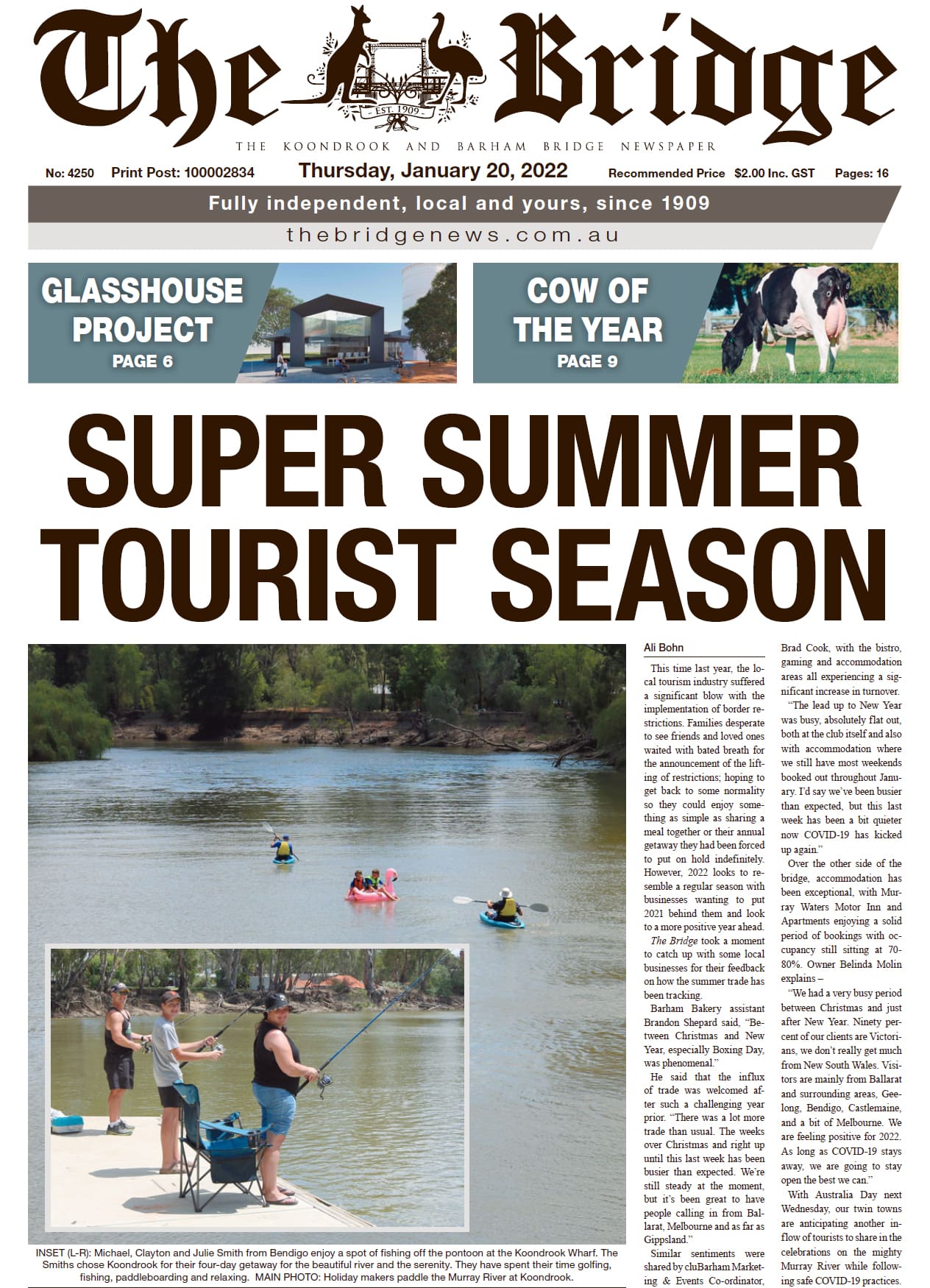 The Koondrook and Barham Bridge Newspaper, 20 January 2022