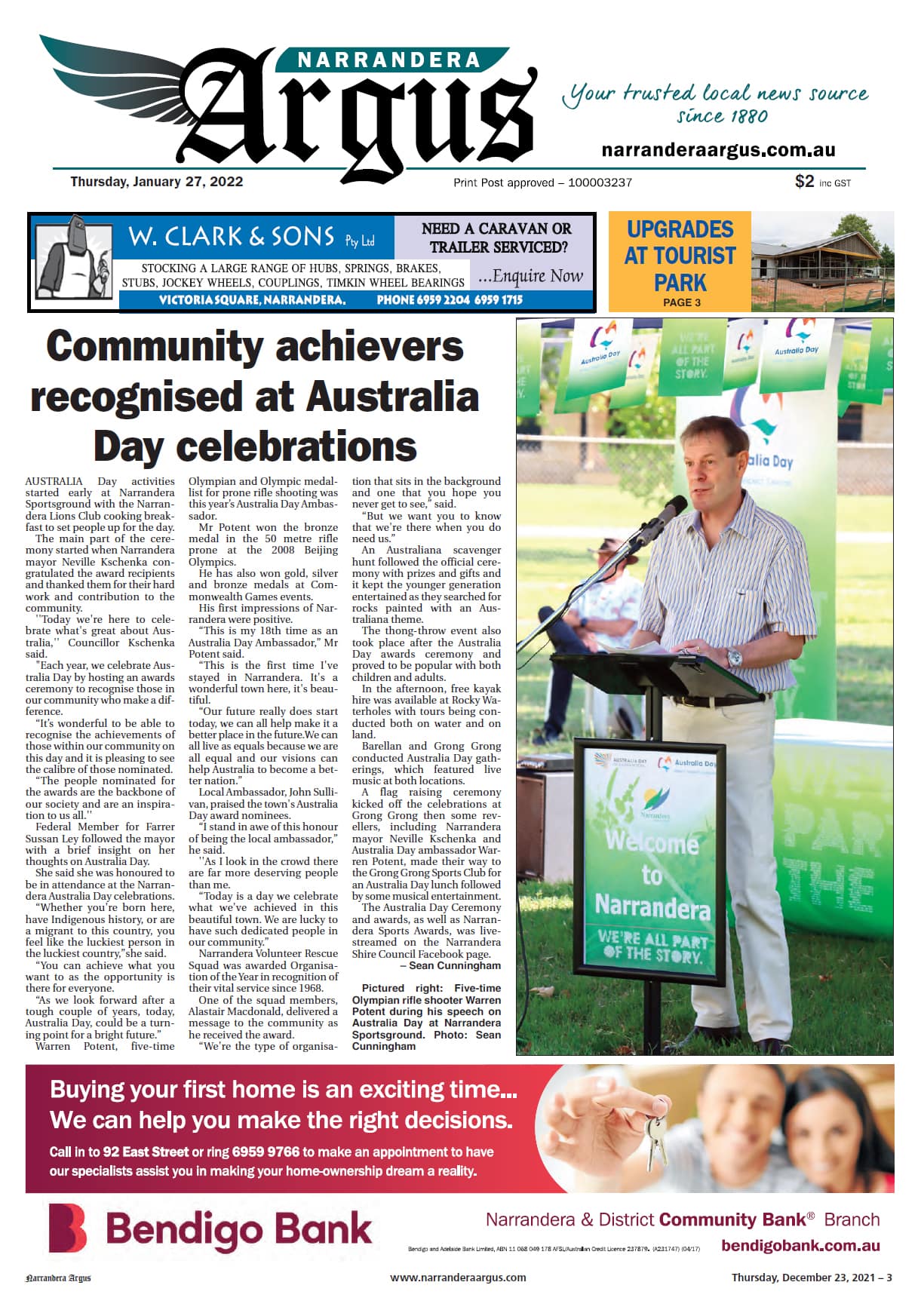 Narrandera Argus 27 January 2022