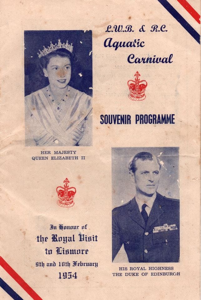 Old Royal tour postcard