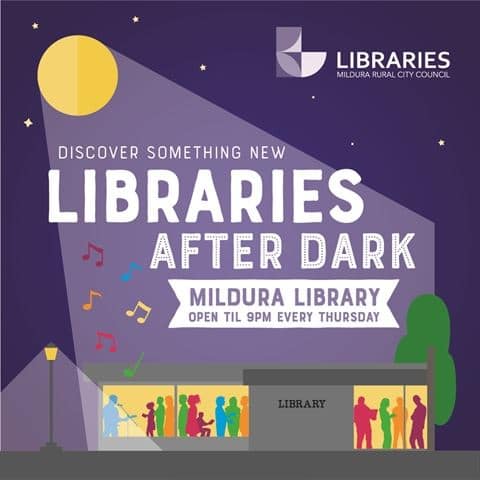 Libraries after dark