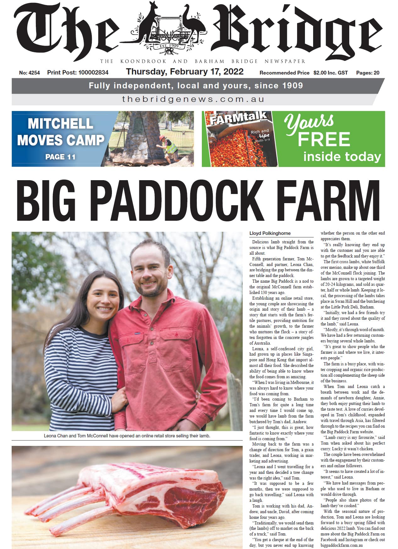 The Koondrook and Barham Bridge Newspaper 17 February 2022