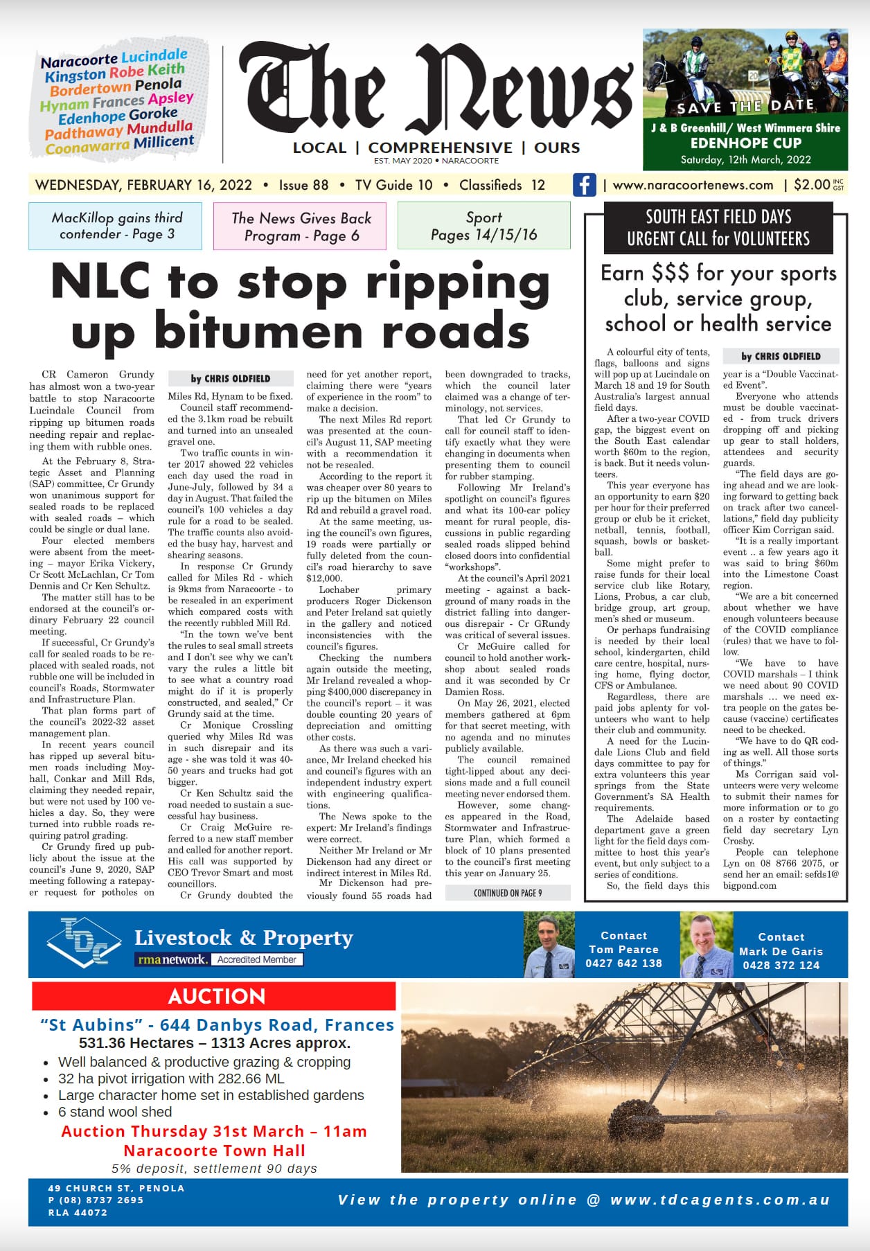 Naracoorte Community News 16 February