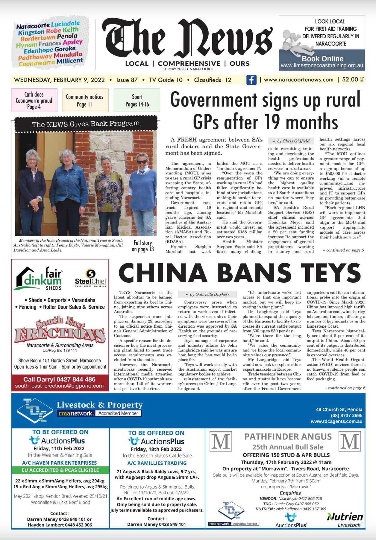 Naracoorte Community News 9 February 2022