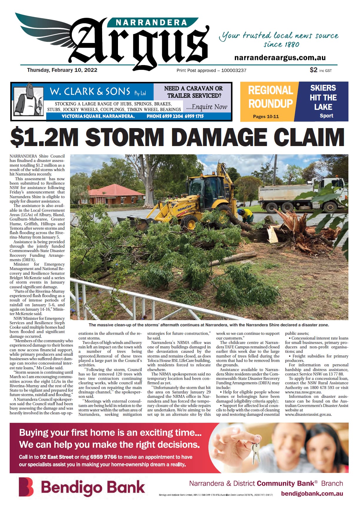 Narrandera Argus 10 February 2022