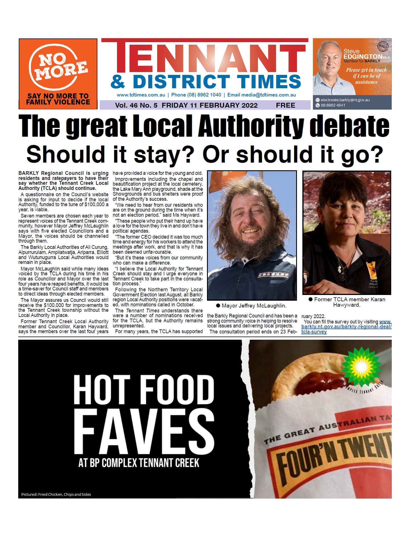 Tennant & District Times 11 February 2022