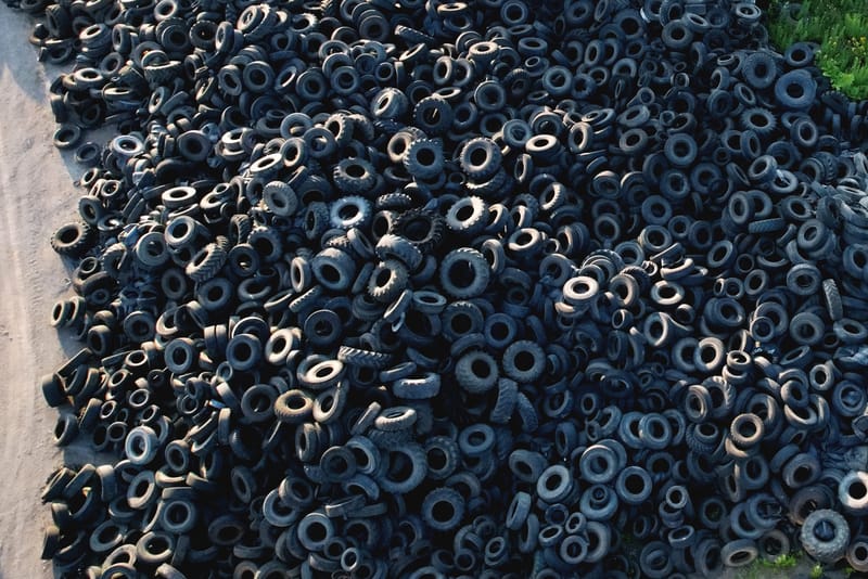 Waste tyres