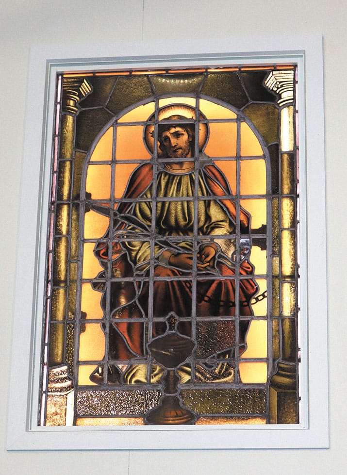 Stained glass window