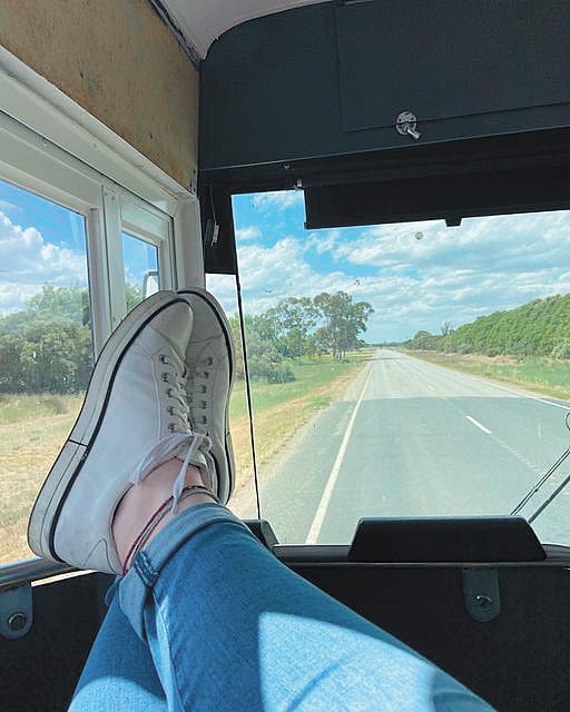 Feet up