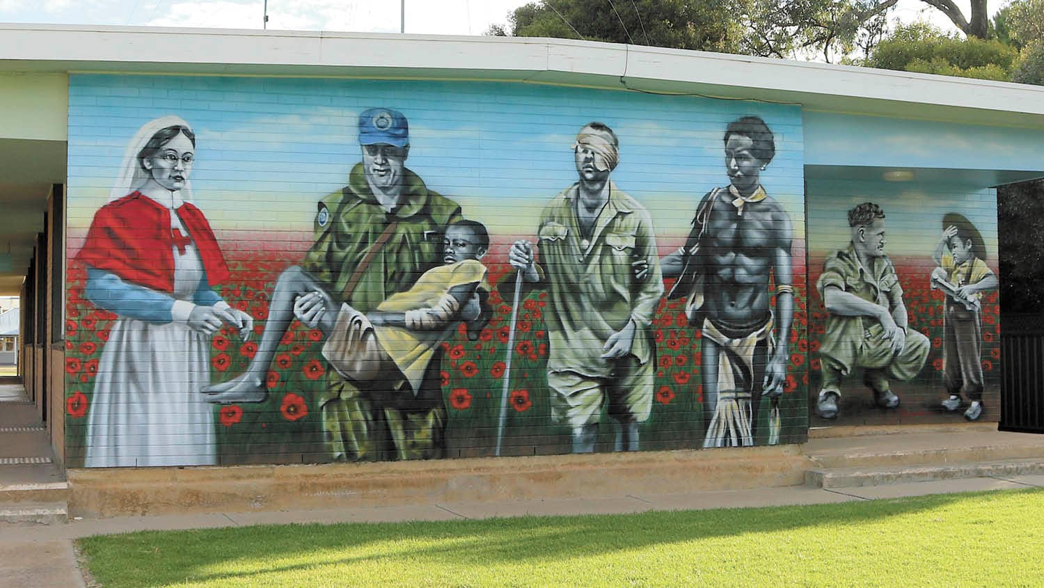 War mural