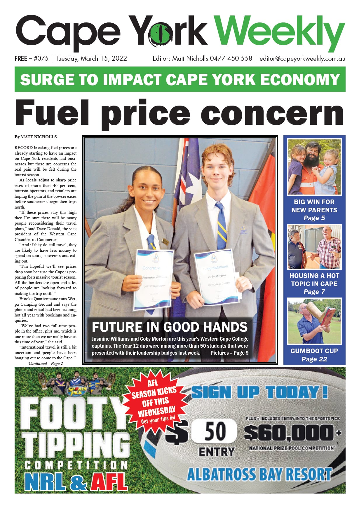 Cape York Weekly 15 March 2022