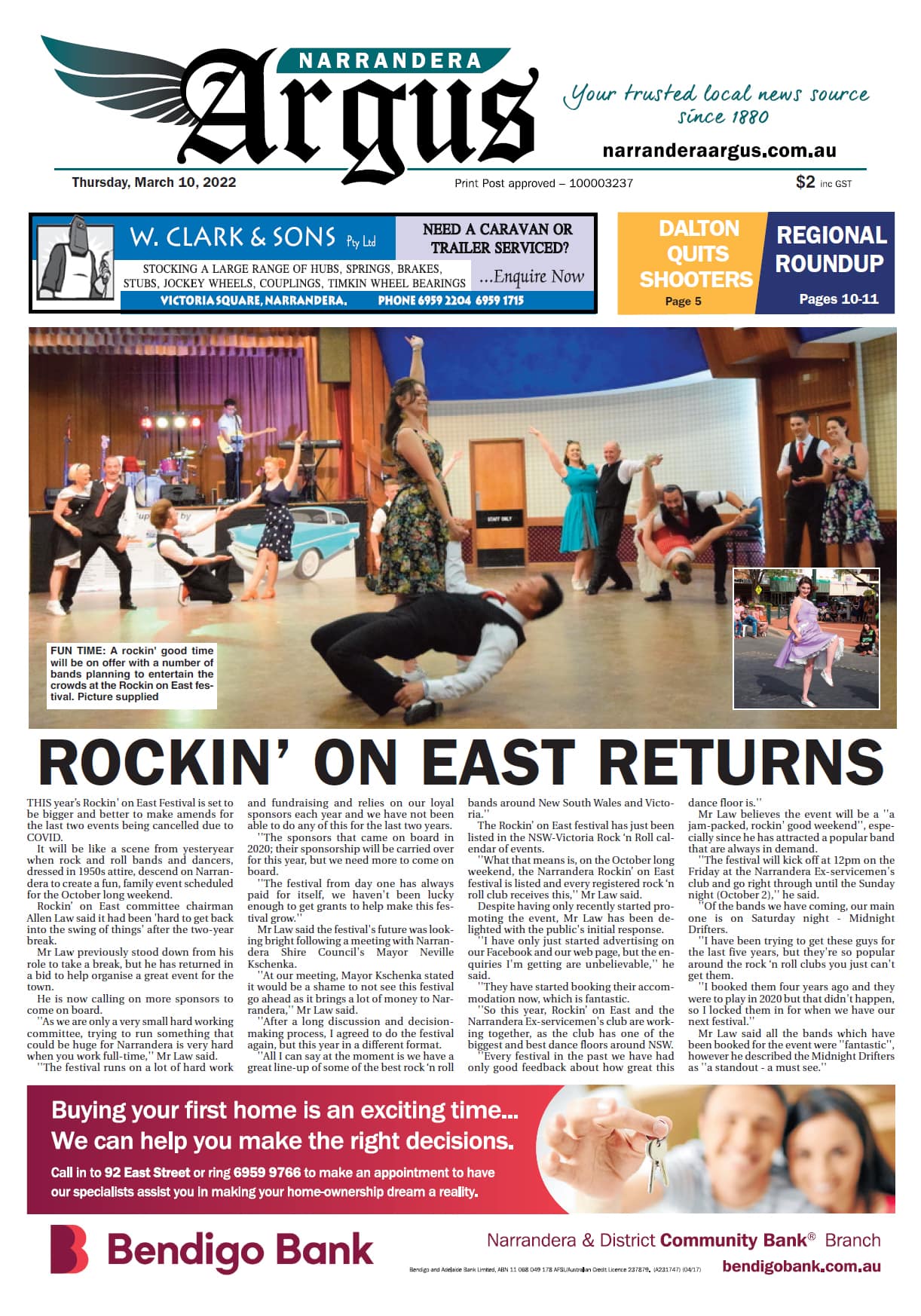 Narrandera Argus 10 March 2022