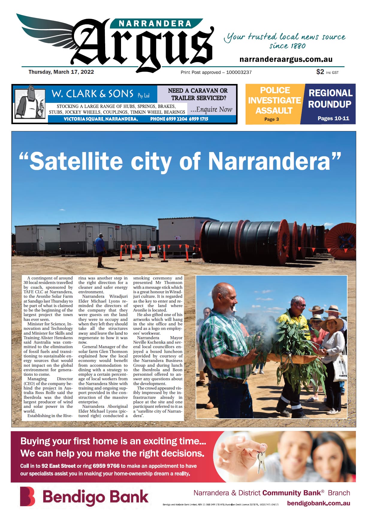 Narrandera Argus 17 March 2022