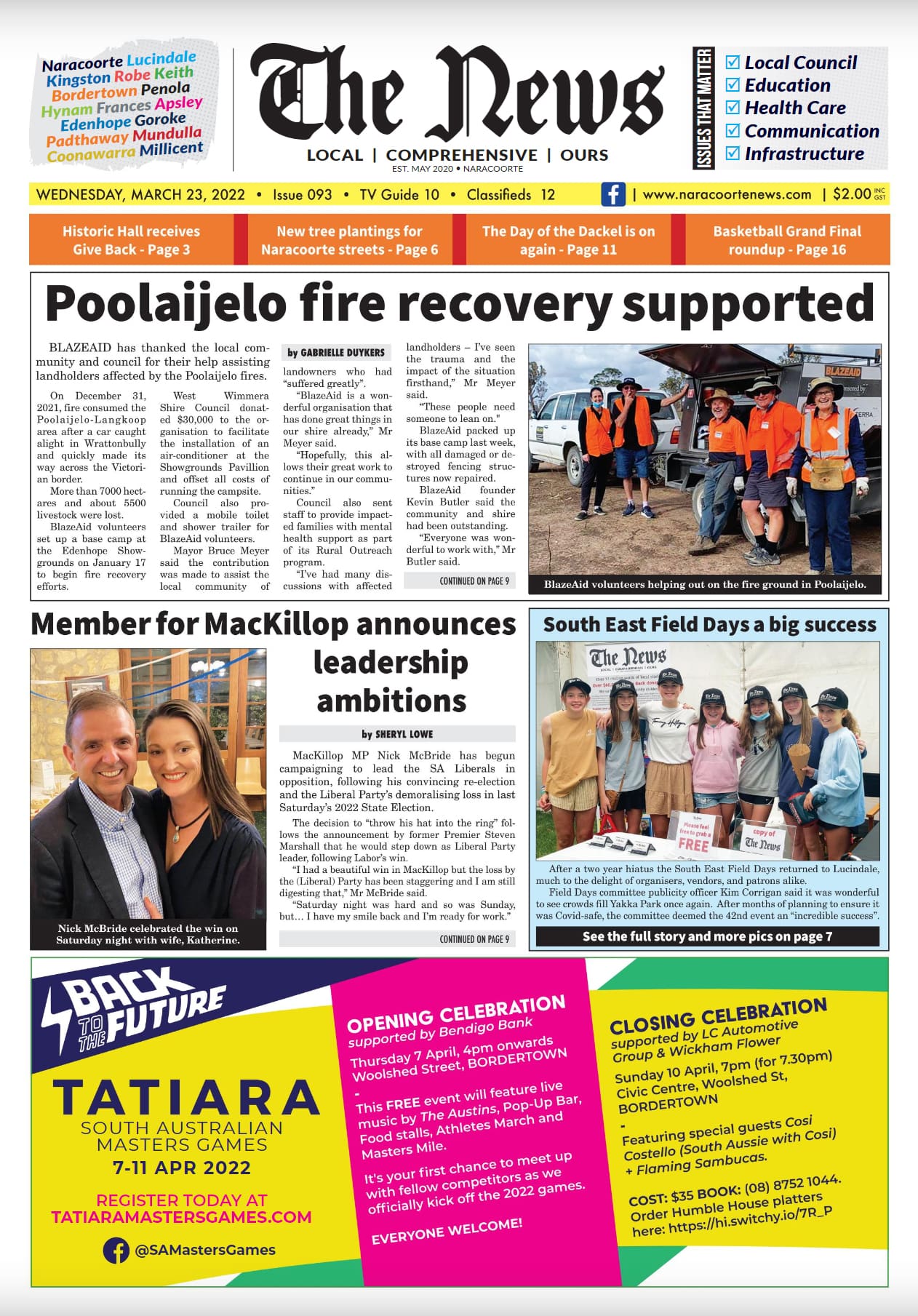 Naracoorte Community News 23 March 2022