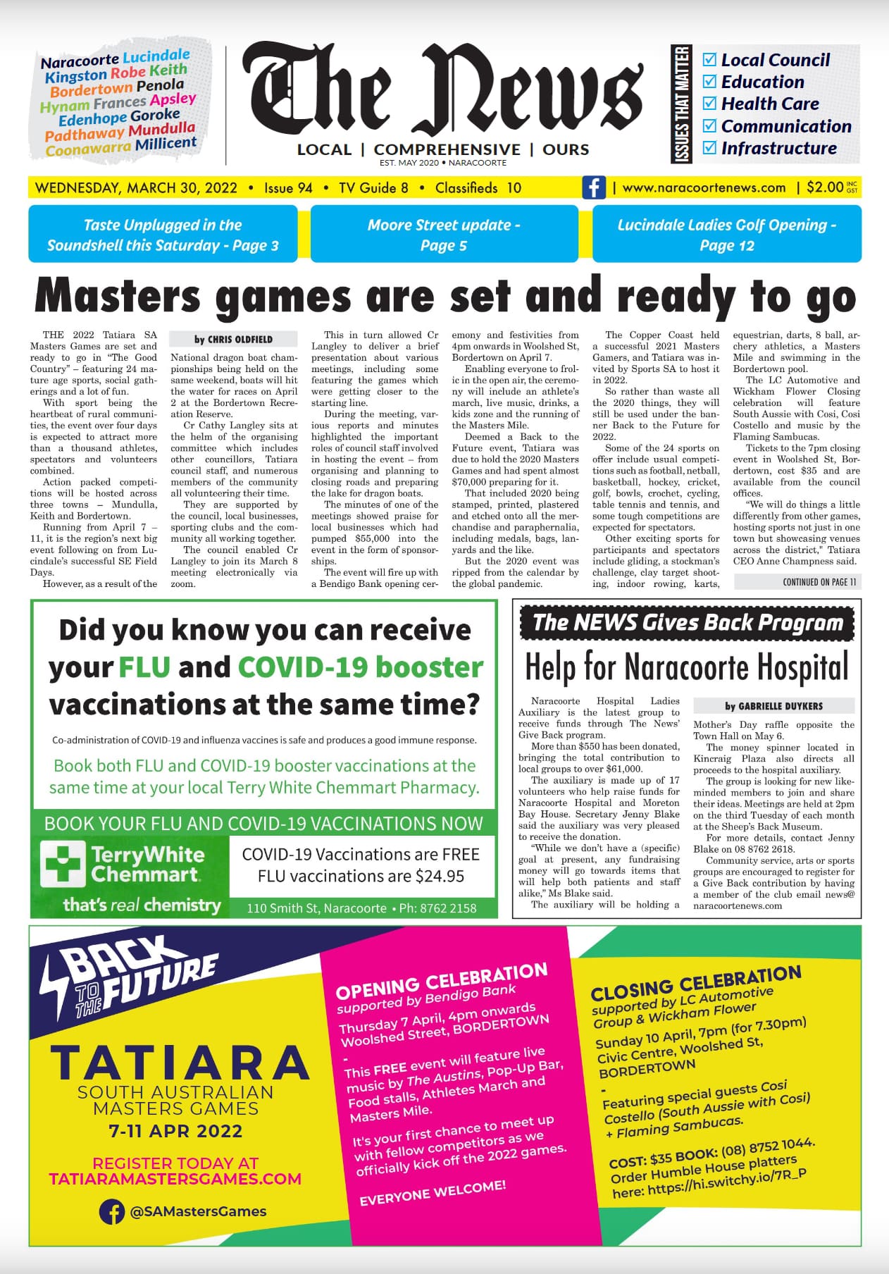 Naracoorte Community News 30 March 2022