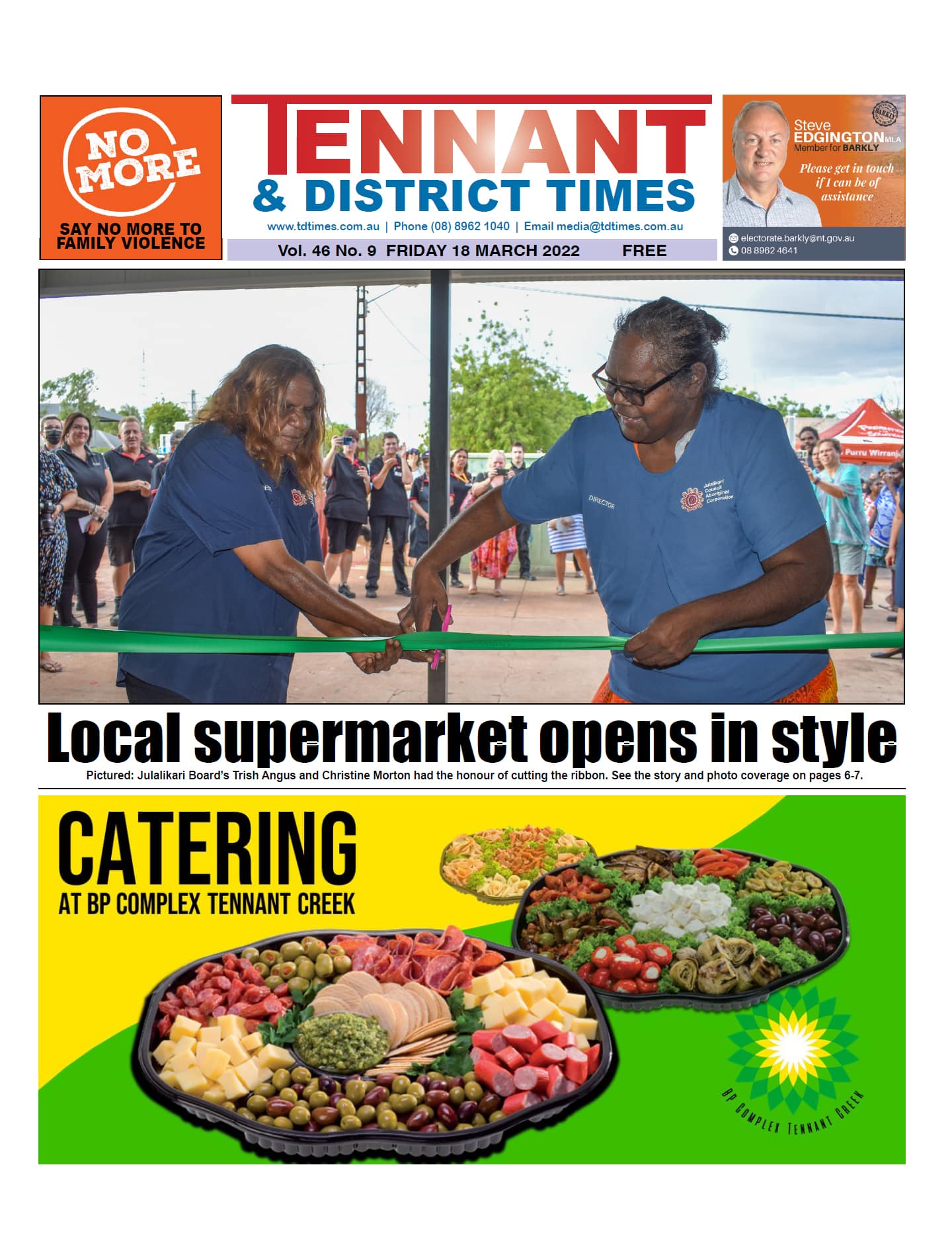 Tennant & District Times 18 March 2022