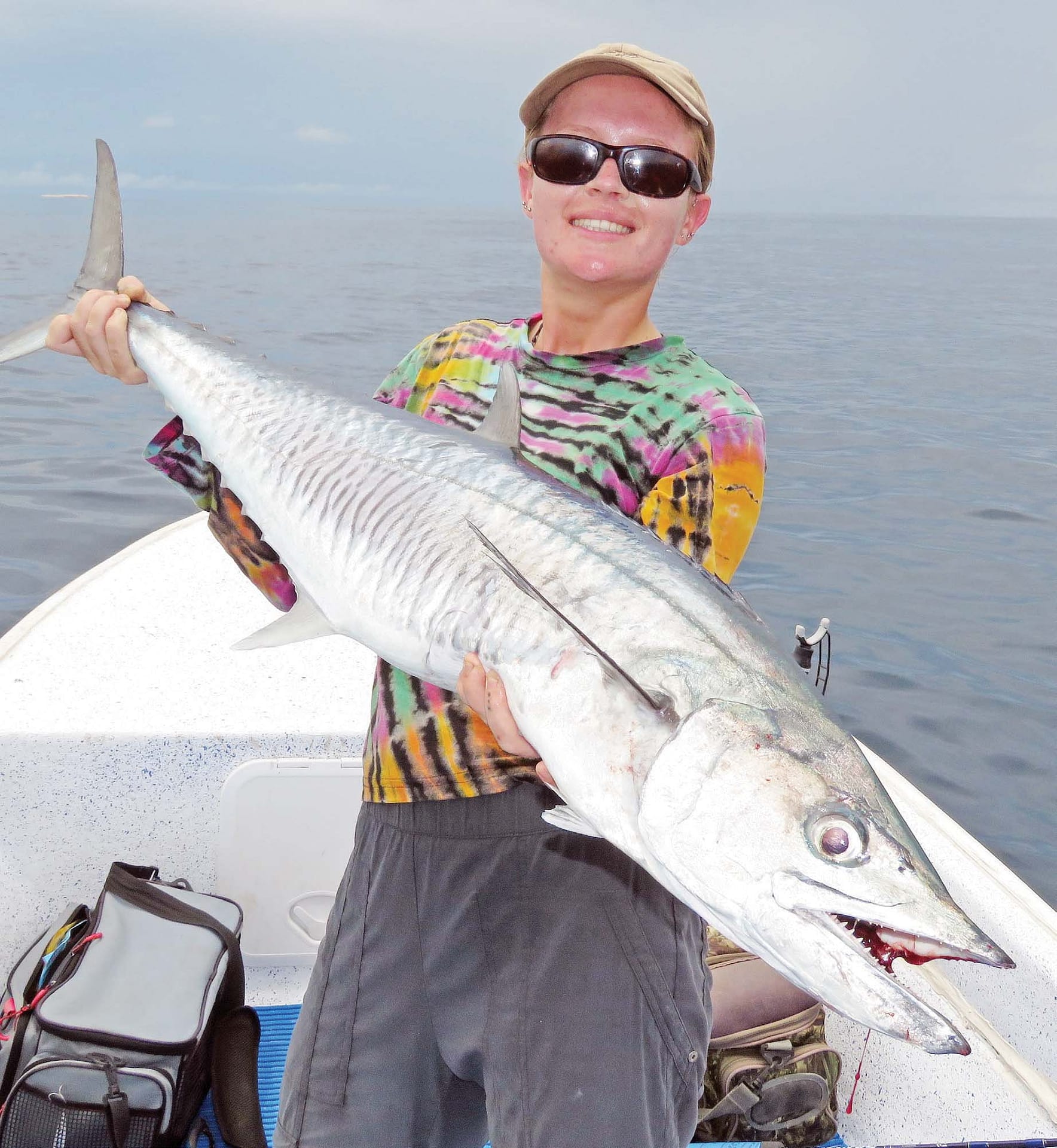 Tilly with mackeral