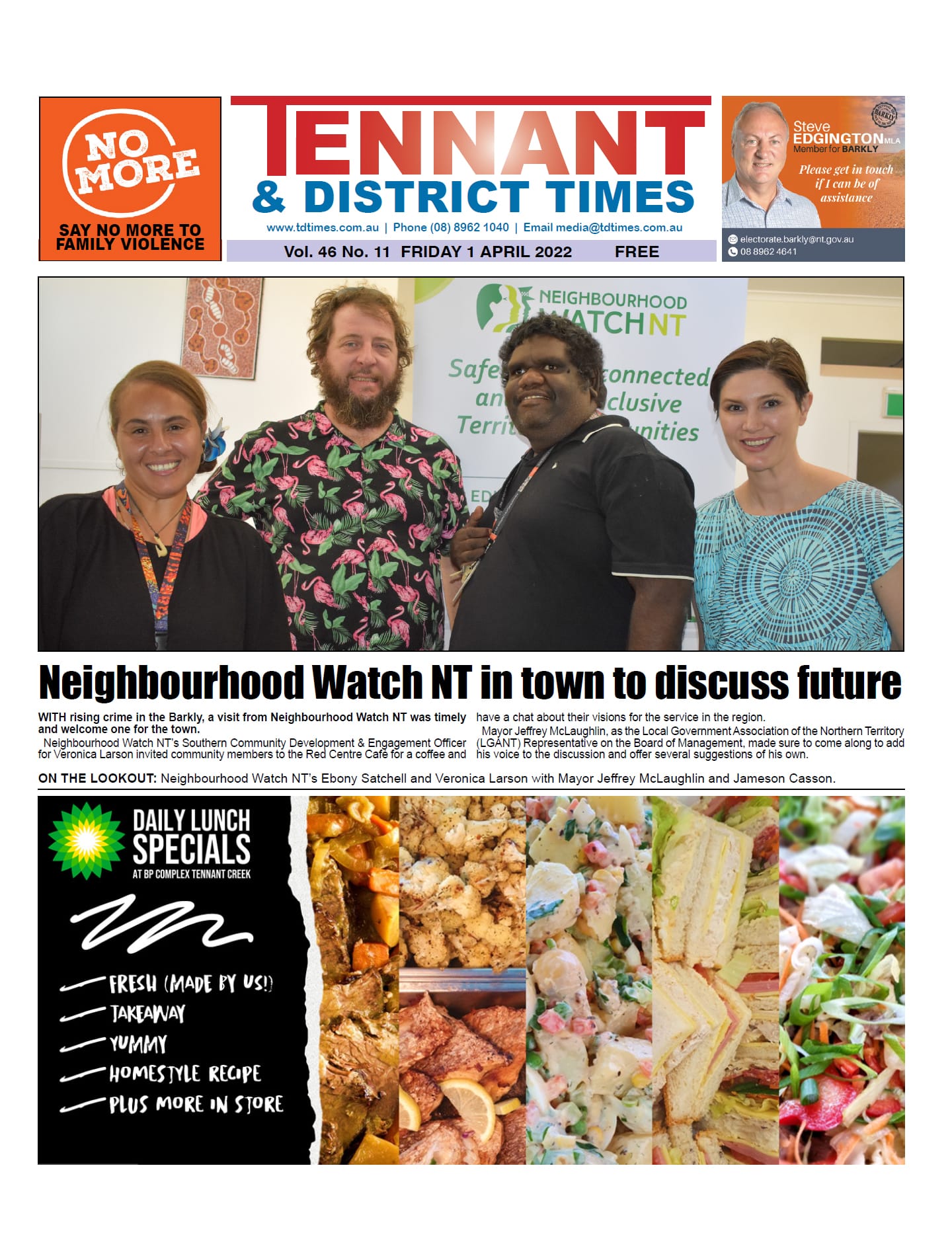 Tennant & District Times 1 April 2022