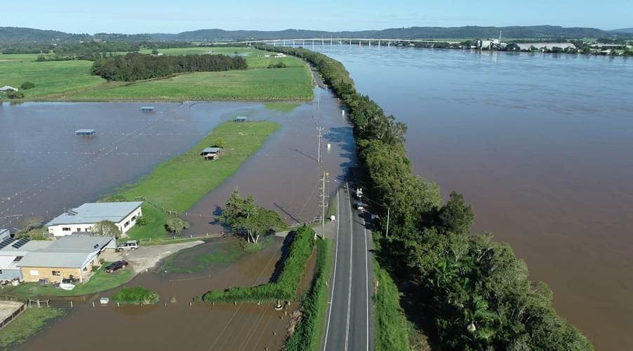 Yamba Road flood