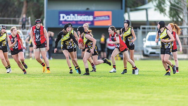 Womens footy