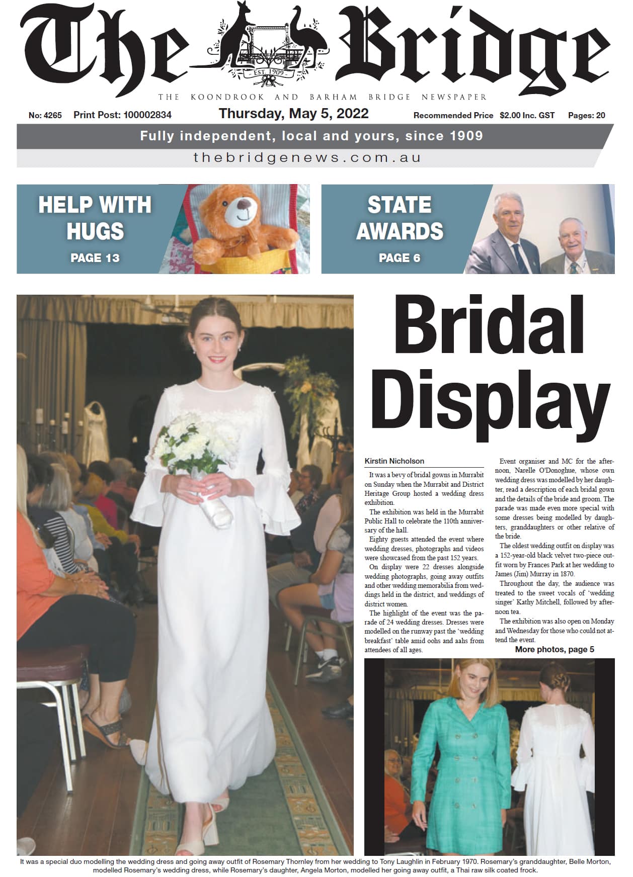 The Koondrook and Barham Bridge Newspaper 5 May 2022