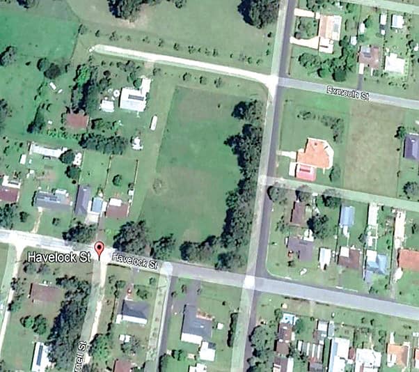 Subdivision aerial view