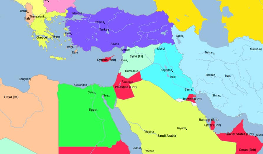 Middle East 1940