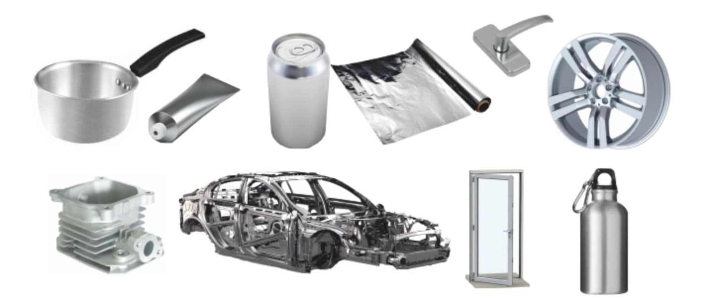 Common aluminium products