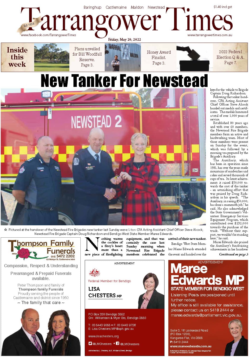 Tarrangower Times 20 May 2022