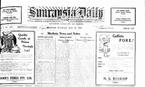 Sunraysia Daily digitisation