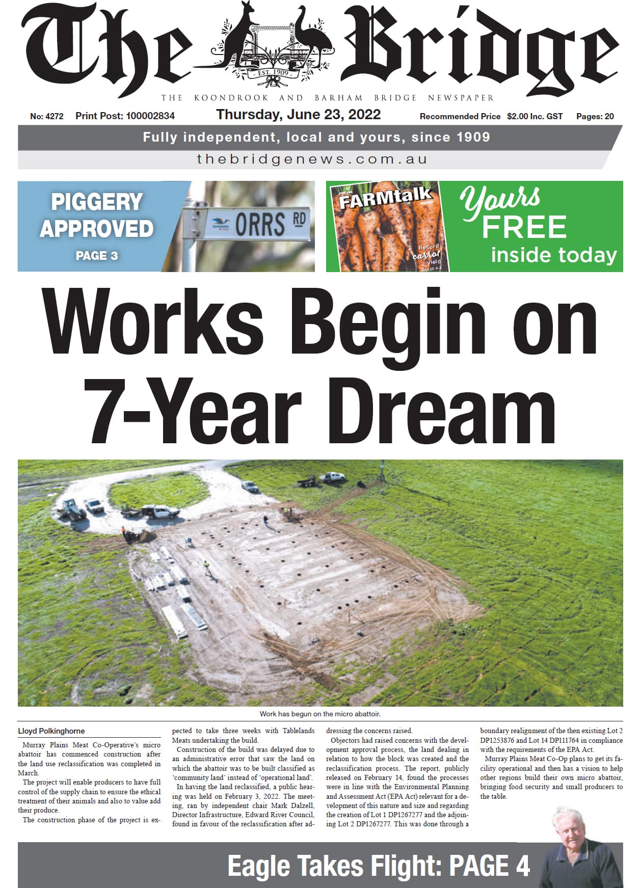The Koondrook and Barham Bridge Newspaper 23 June 2022