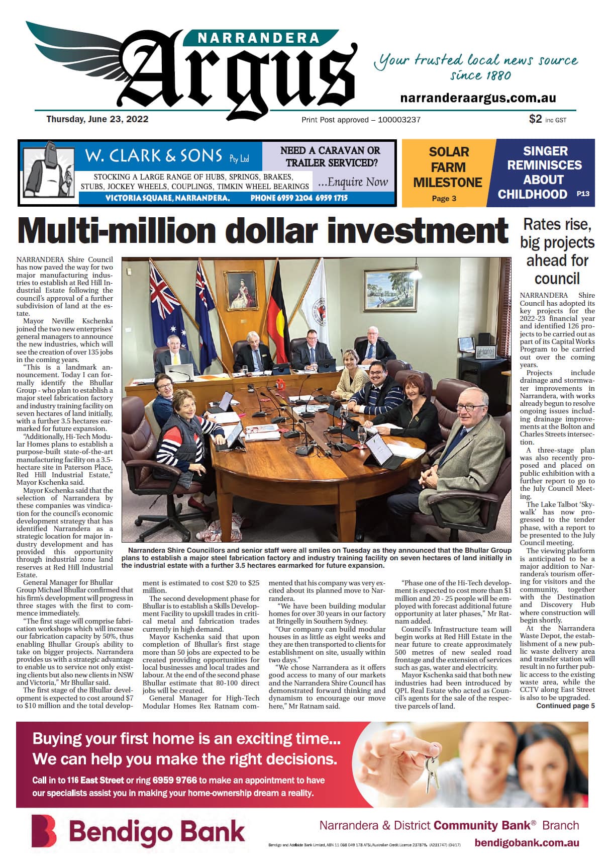 Narrandera Argus 23 June 2022