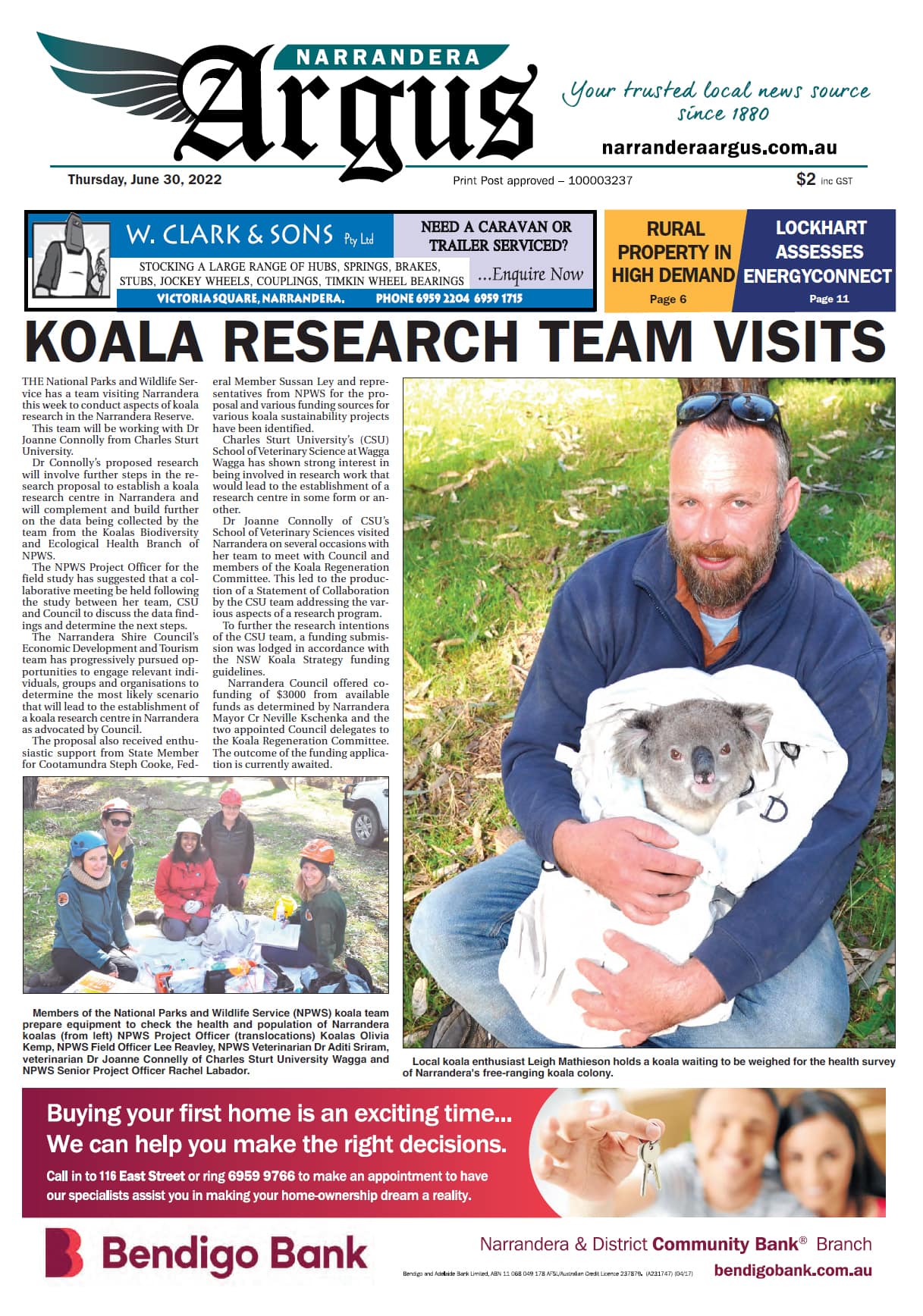 Narrandera Argus 30 June 2022