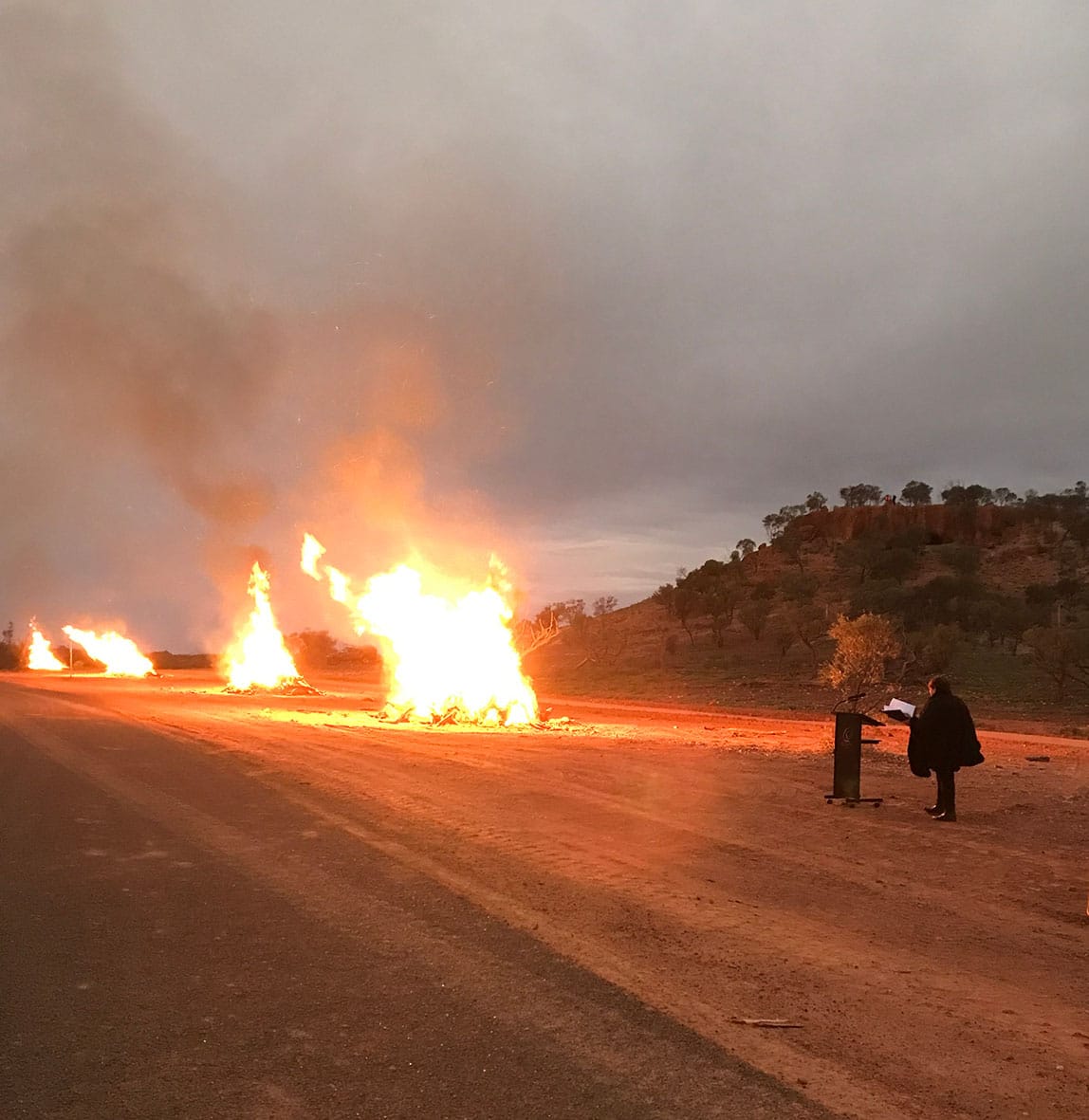 Quilpie bonfires