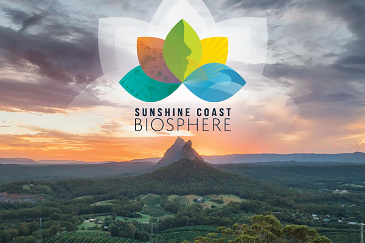 Sunshine Coast Biosphere brand, created by council’s in-house graphic design team.
