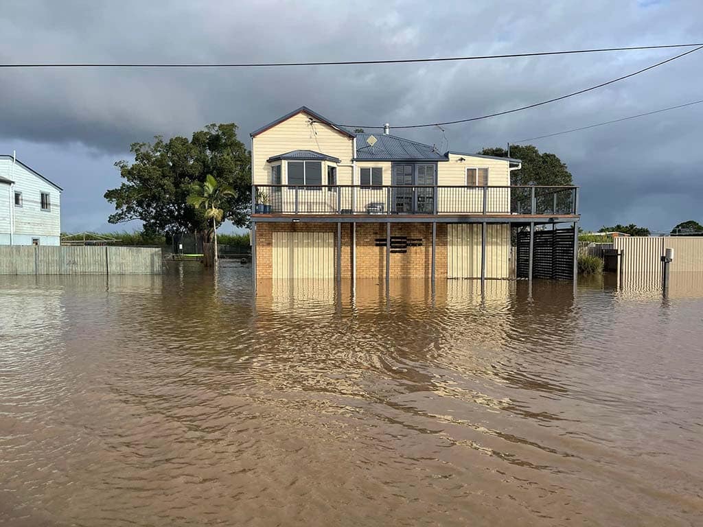 Floods at Woodburn