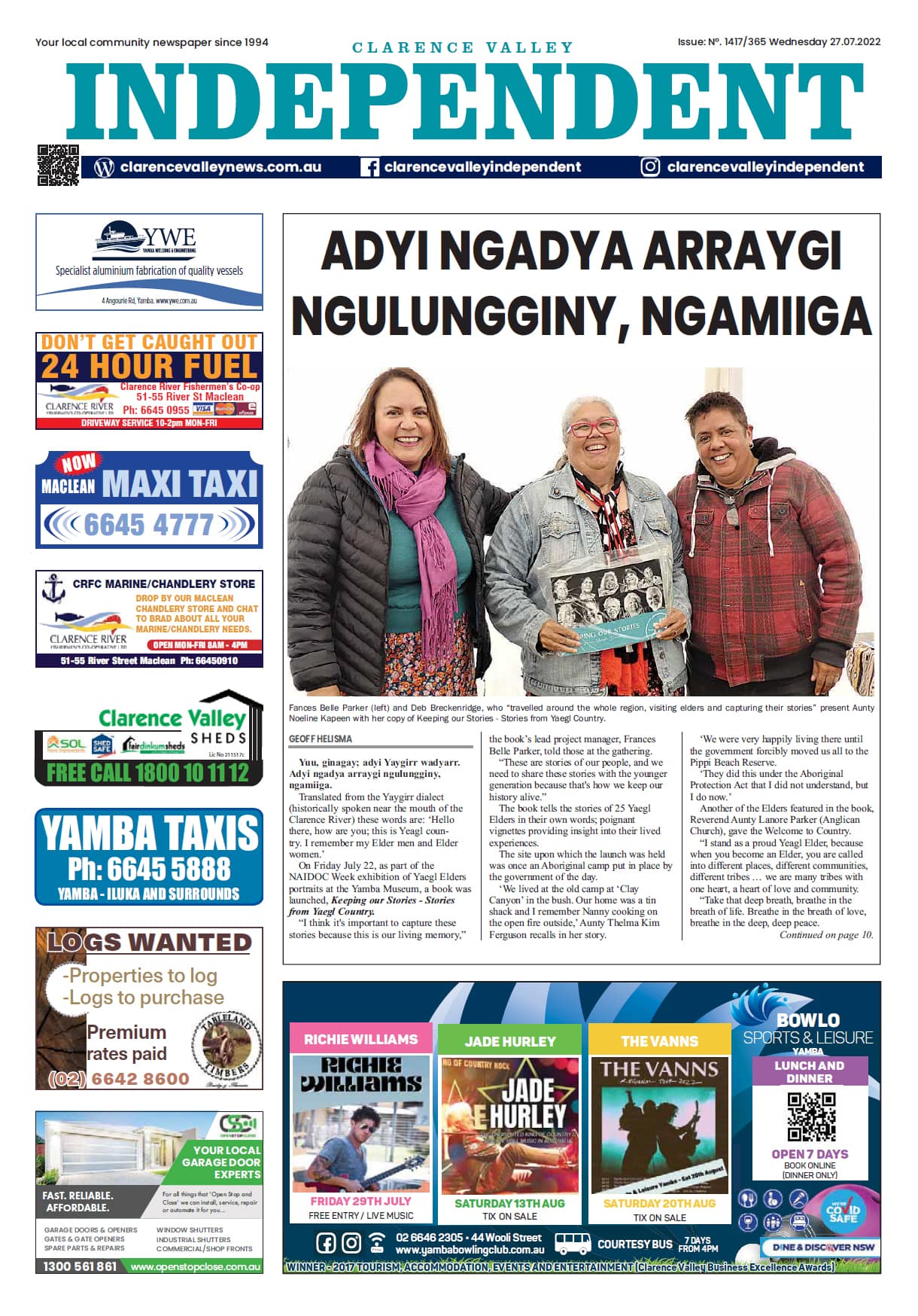 Clarence Valley Independent, 27 July 2022