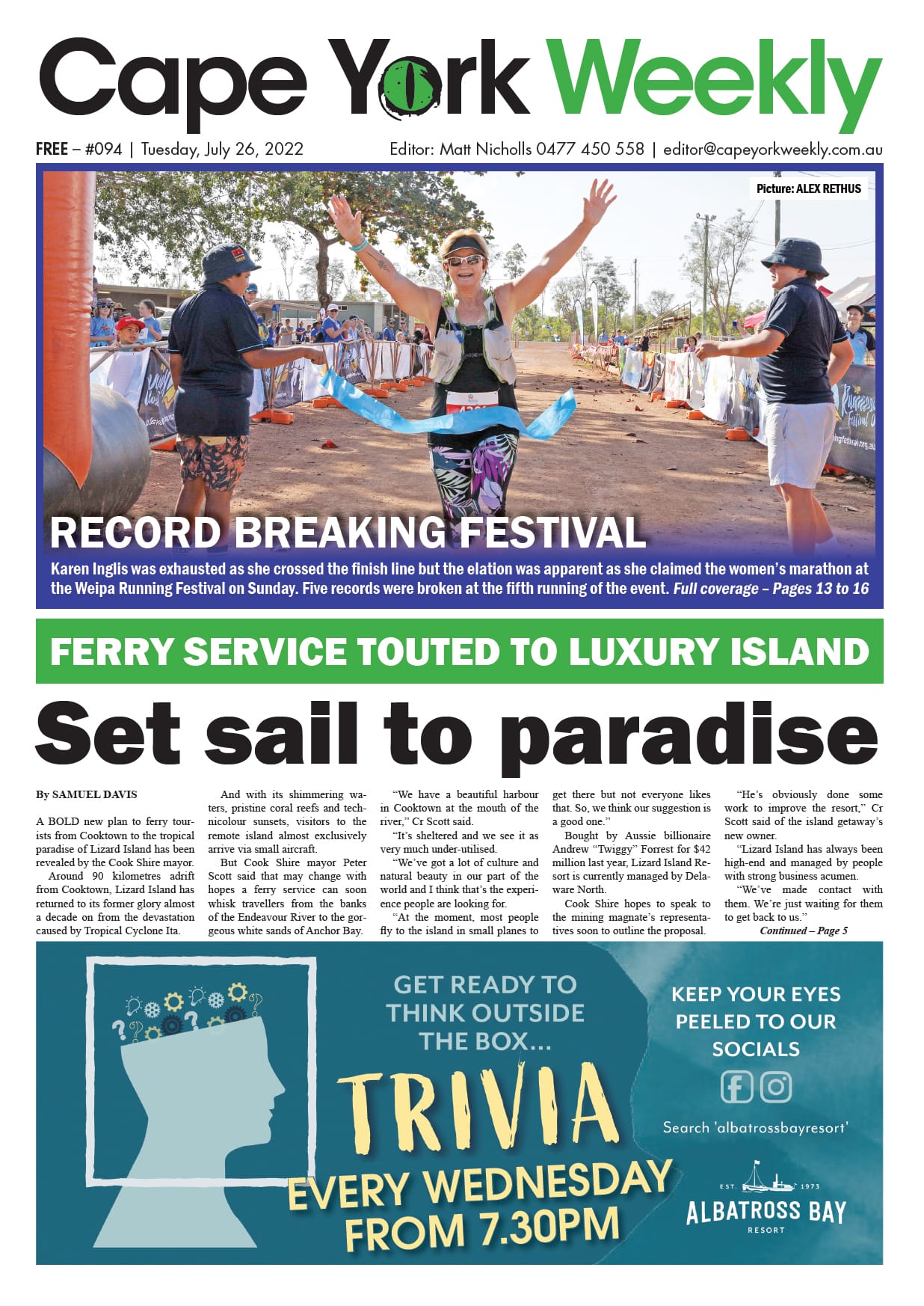 Cape York Weekly 26 July 2022