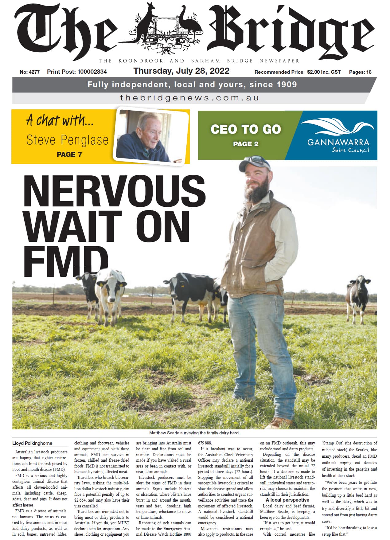 The Koondrook and Barham Bridge Newspaper 28 July 2022