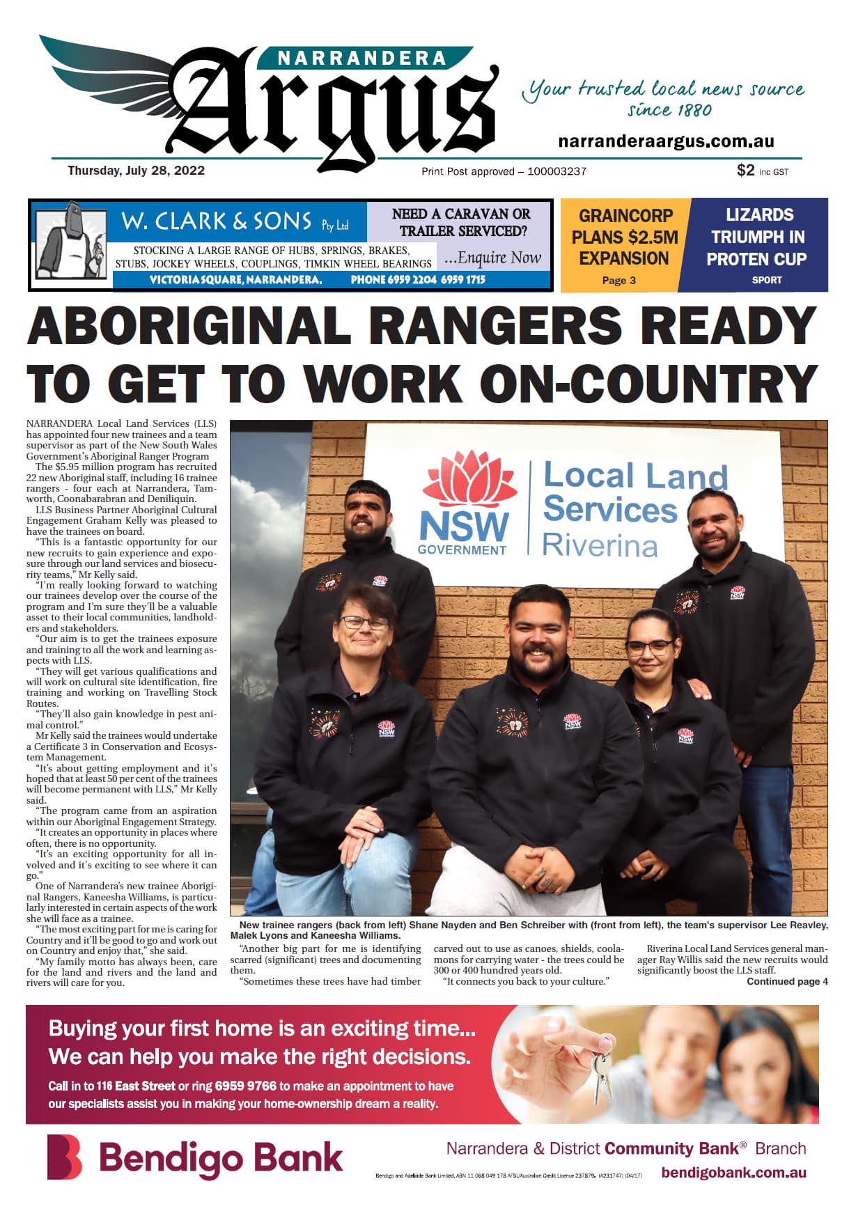 Narrandera Argus 28 July 2022