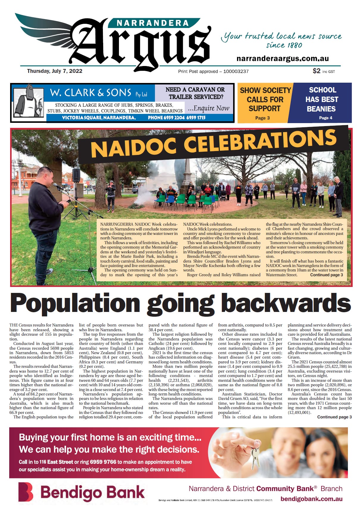Narrandera Argus 7 July 2022