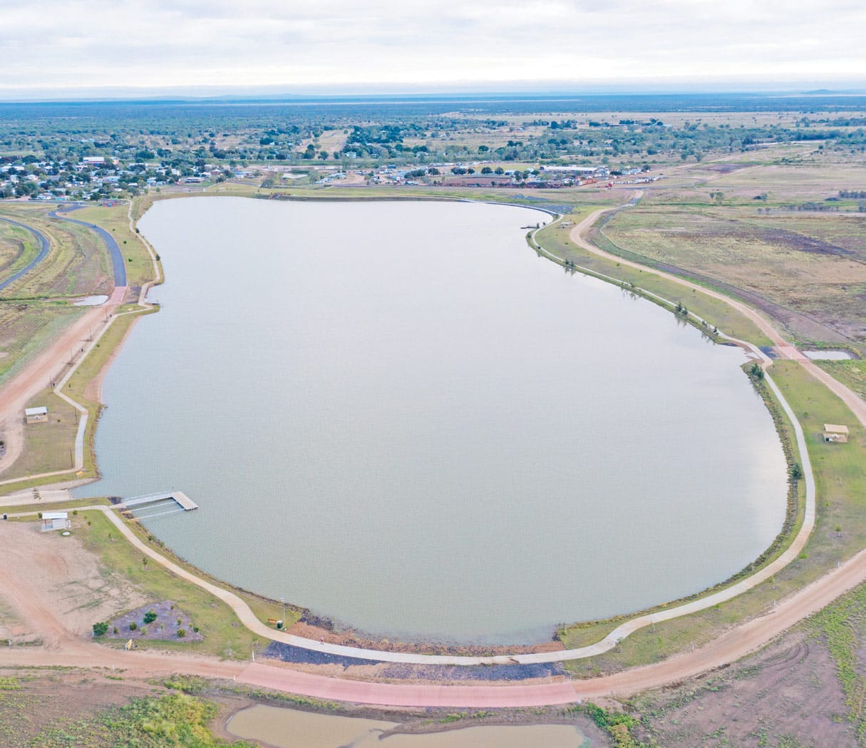 The Hughenden Recreational Lake has been a hit with visitors and locals.